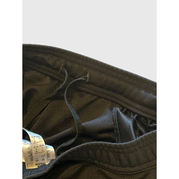 Adidas Athletic Training Pants Men Small Pull On Gym Jogger Black White 3 Stripe - Picture 13 of 16